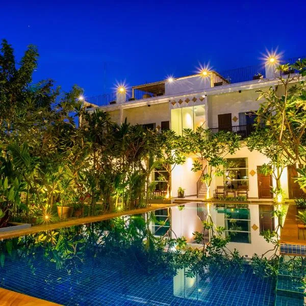 Cozy Boutique Villa Siem Reap，位于Phumi Ta Phul的酒店