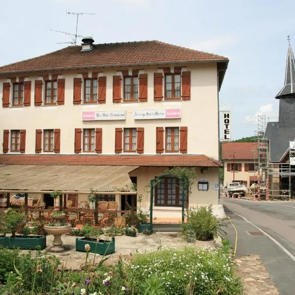 圣马丁奥贝格酒店，位于Royères-Saint-Léonard的酒店