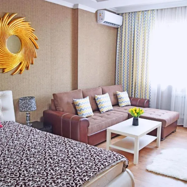 Bishkek Sunny Apartment in the center，位于比什凯克的酒店