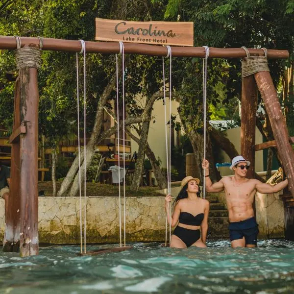 Hotel Carolina Bacalar，位于巴卡拉尔的酒店
