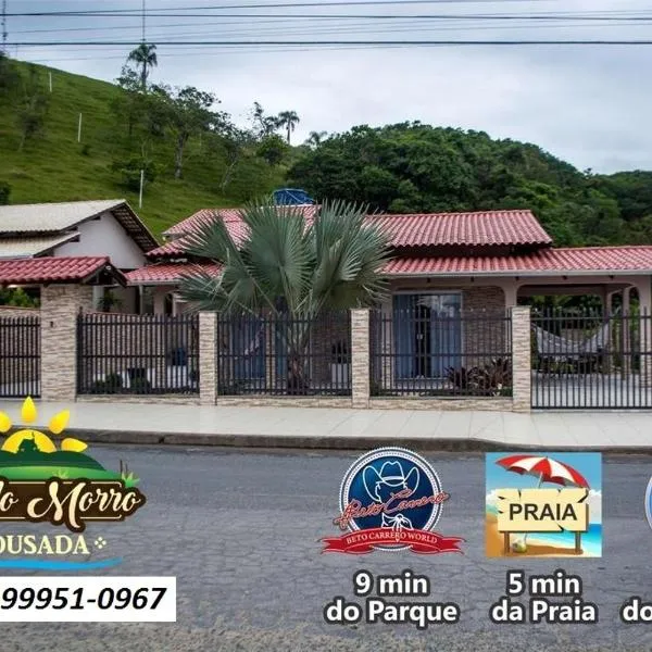 Pé do Morro Pousada，位于Escalvado的酒店