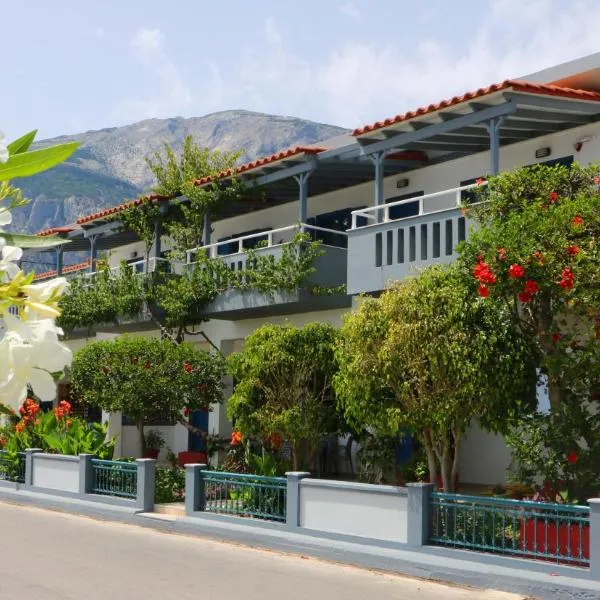 Angela Beach Apartments，位于Votsalákia的酒店