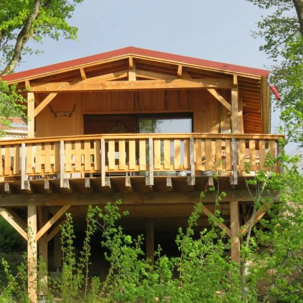LES MATHIEUX la cabane du Parc，位于Bongheat的酒店