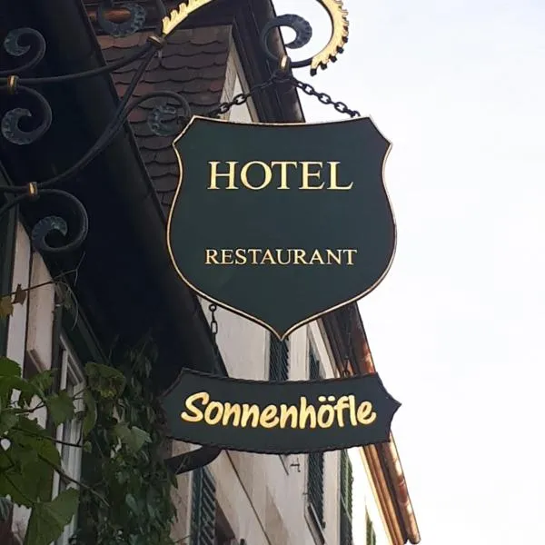 Hotel & Restaurant Sonnenhöfle，位于Herchsheim的酒店