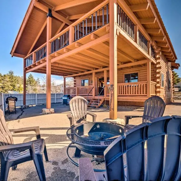 Pet-Friendly Cloudcroft Cabin: Walk to Shop, Food，位于克劳德克罗夫特的酒店
