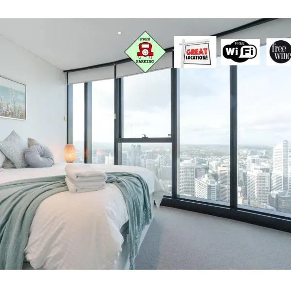 Lvl 57 Skytower Breathtaking Views CBD Wifi Carpark by Stylish Stays，位于布里斯班的酒店