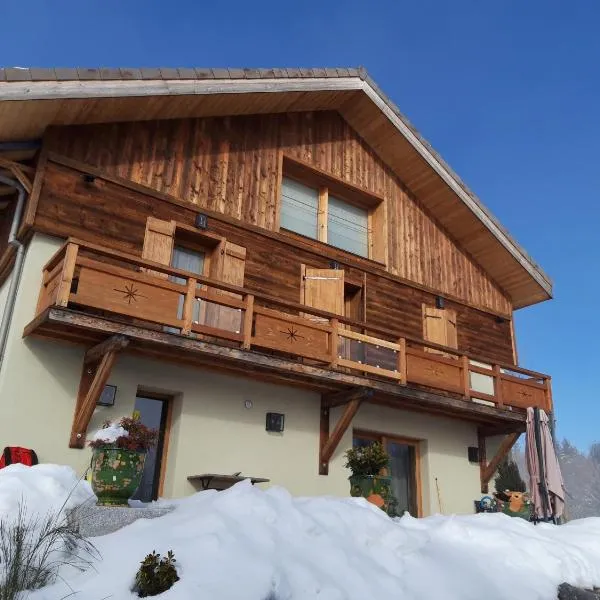 Les Chalets de Ludran，位于博讷维尔的酒店