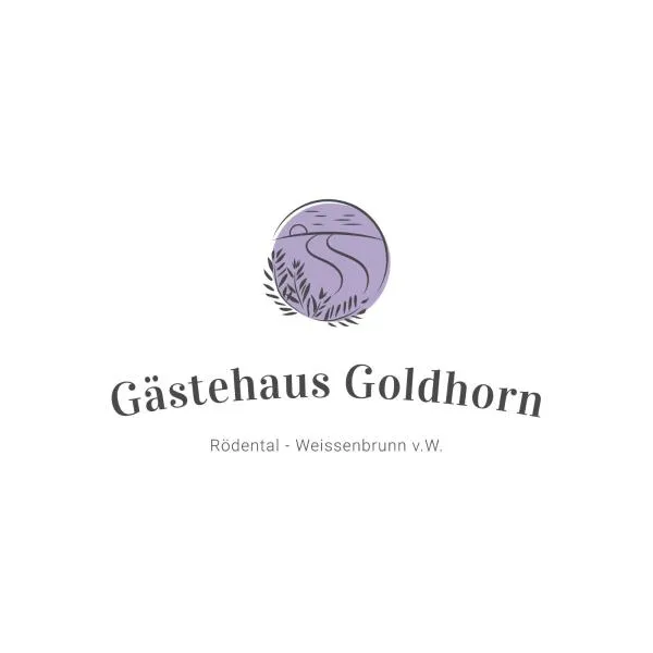 Gästehaus Goldhorn，位于Schalkau的酒店