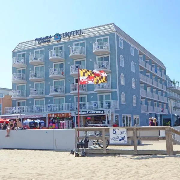 滩涂加勒比海滩涂浮桥套房酒店，位于大洋城的酒店