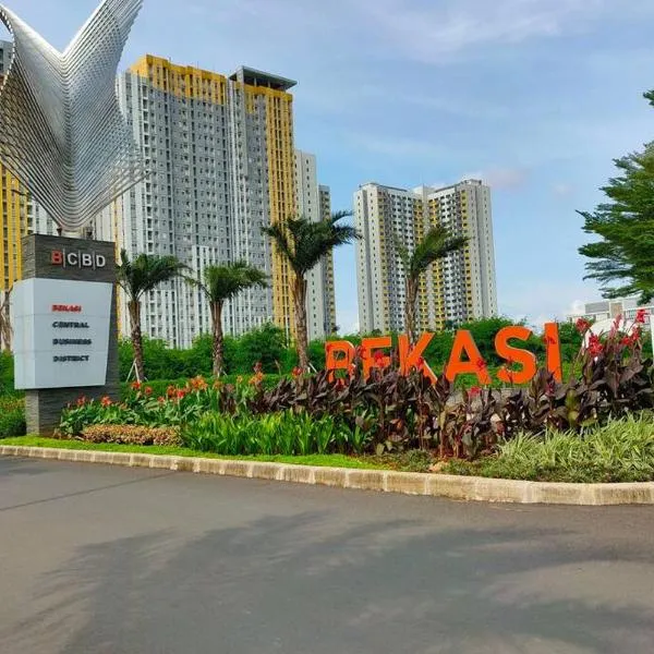 The Springlake and View Summarecon Bekasi Studio MDN Furnish and WiFi，位于贝克西的酒店