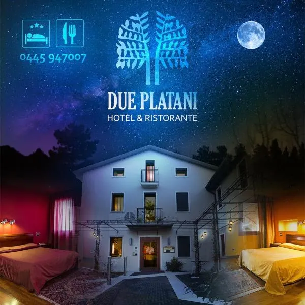 Hotel Due Platani，位于Mussolino的酒店
