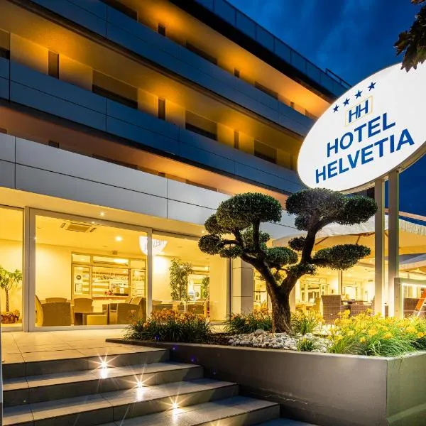 Hotel Helvetia，位于利加诺松树园的酒店