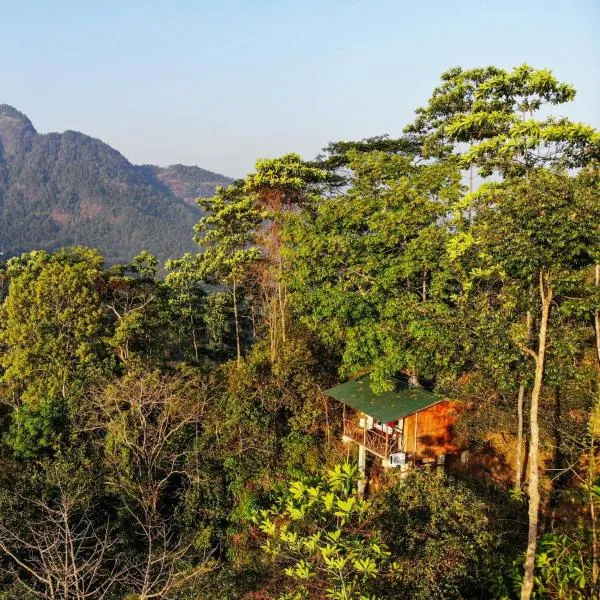 Tree Houses by Jungle River，位于Kiriwan Eliya的酒店