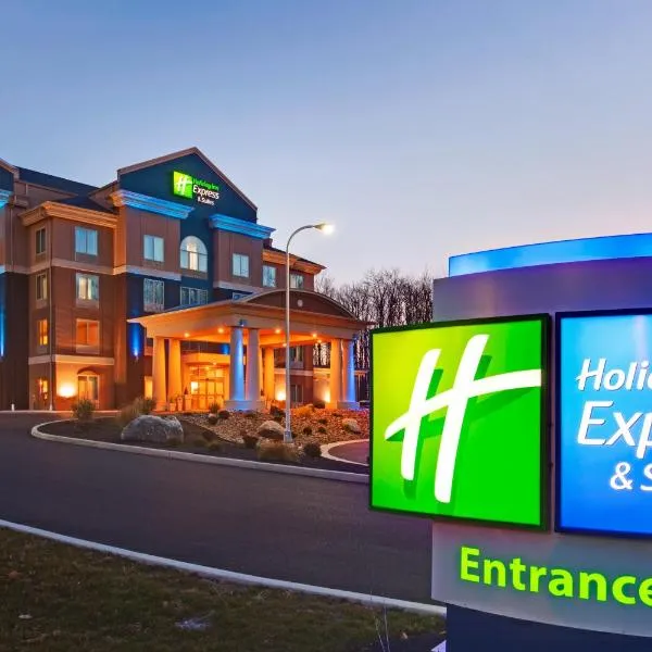 汉堡快捷假日酒店及套房，位于Fowlerville的酒店