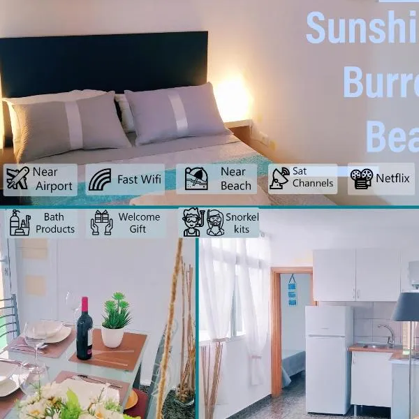 Sunshine & Burrero Beach Vacation，位于Salinetas的酒店