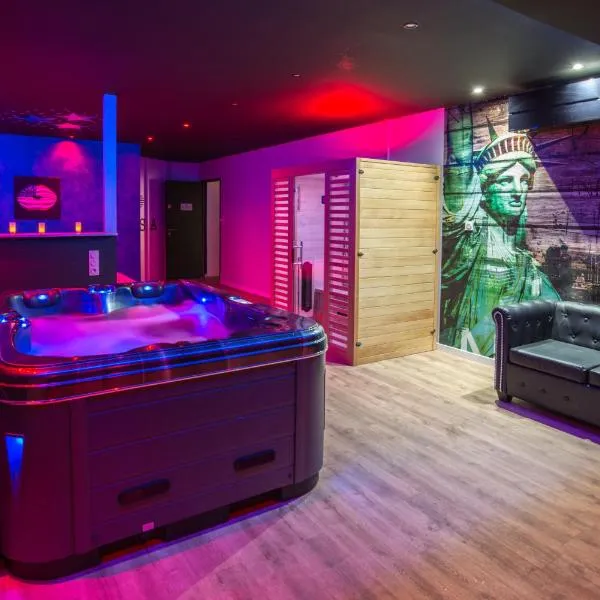 American spa motel，位于Joncherey的酒店