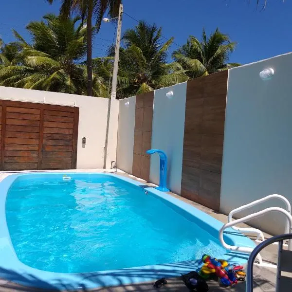 CASA DE PRAIA NO MIAI DE CIMA, CORURIPE 90 metros da praia，位于佩巴州蓬塔尔的酒店