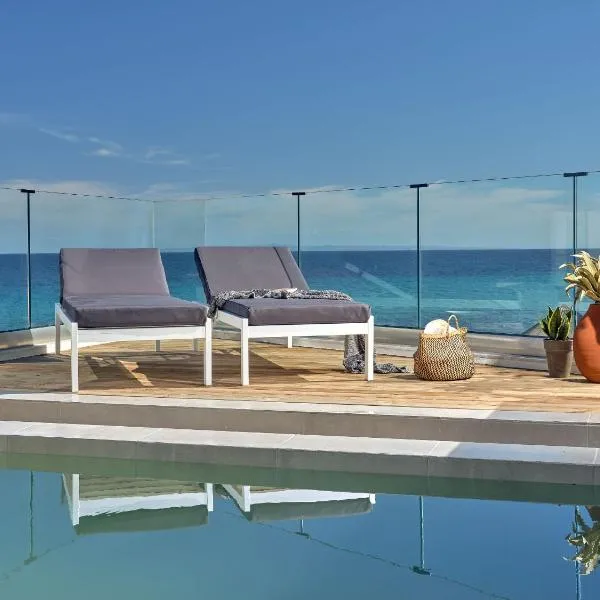 Oceanis Luxury Suites with Private Heated Pools and Sea View，位于基普塞利的酒店