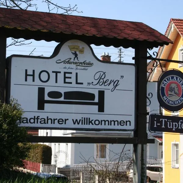 伯格酒店，位于多瑙河畔迪林根的酒店