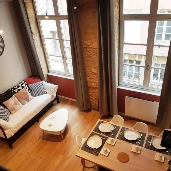 Cosy appartement, dans les pentes de la Croix Rousse，位于里昂的酒店