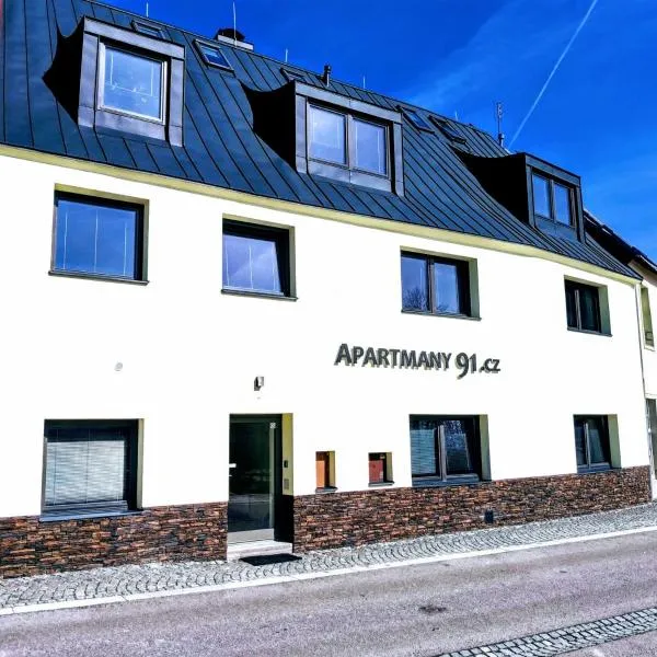 APARTMÁNY 91 Boží Dar，位于博兹达尔的酒店