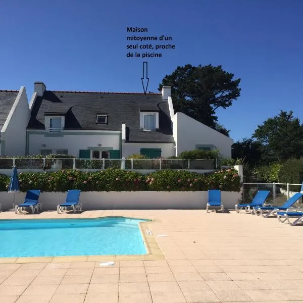 Maison de vacances de 56 m2 dans résidence avec piscine chauffée proche plages，位于洛克马里亚的酒店