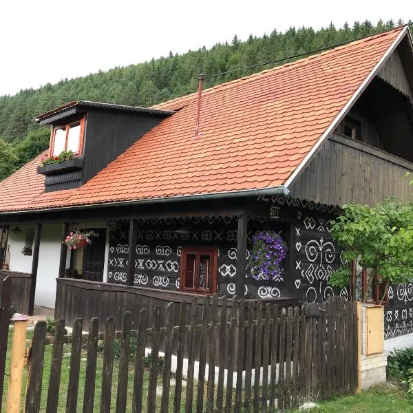 Čičmanský ľudový dom，位于Omšenie的酒店