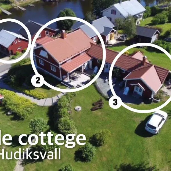 Seaside Cottage Nr 3, Saltvik Hudiksvall，位于Enånger的酒店