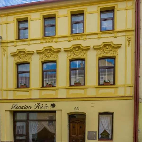 Penzion Růže，位于Žandov的酒店