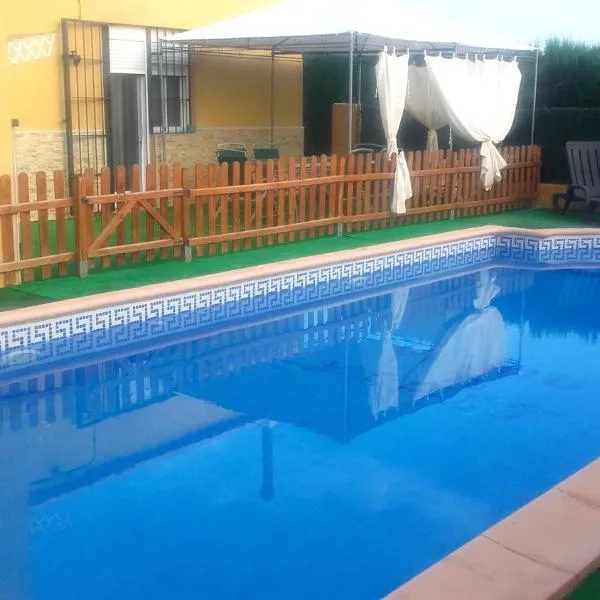 2 bedrooms house with sea view private pool and furnished terrace at Aguilas 2 km away from the beach，位于El Labradorcico的酒店