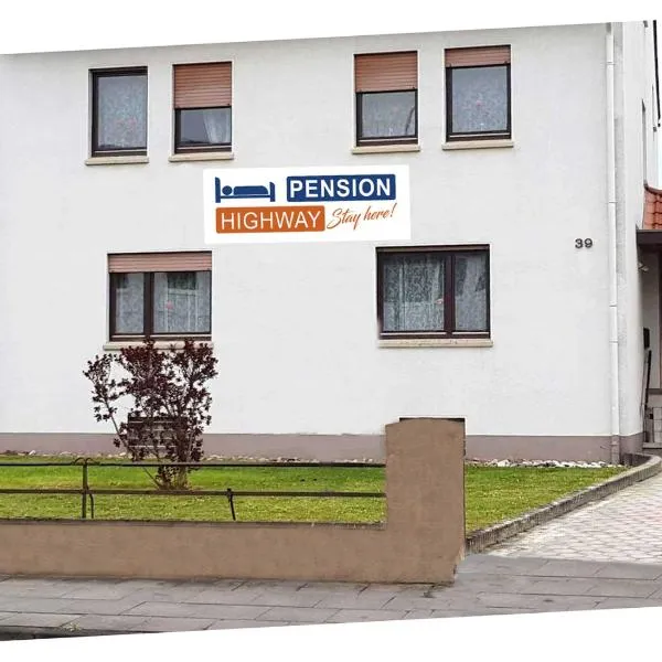 Pension Highway Bünde，位于Rödinghausen的酒店