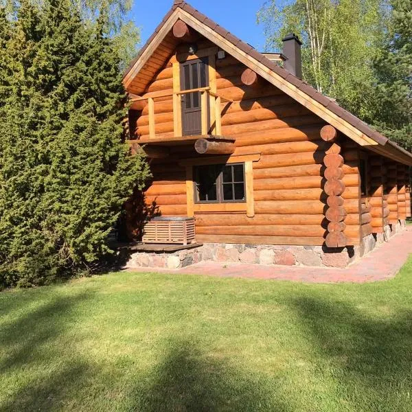 Excellent log house with a sauna in Lahemaa!，位于Parksi的酒店