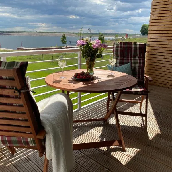 Modernes Apartment am Hafen mit Seeblick，位于大雷申的酒店