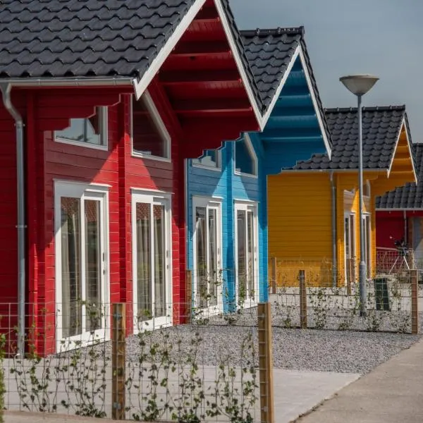 Luxe Chalets in Zeeland aan de kust，位于圣安娜兰的酒店