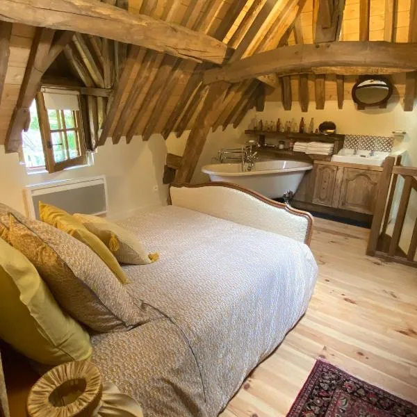 Gîte Les Grenouilles，位于Le Mesnil-Simon的酒店