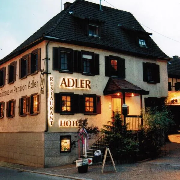 Adler Gaststube Hotel Biergarten，位于Ehrstädt的酒店