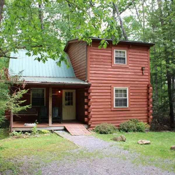 Country Road Cabins，位于Ansted的酒店