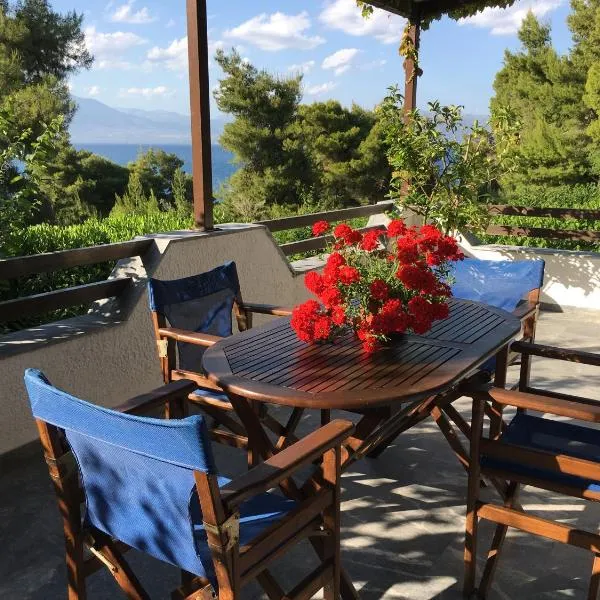 ILIOCHARI sea view apartments Oropos - Kalamos，位于卡拉莫斯的酒店