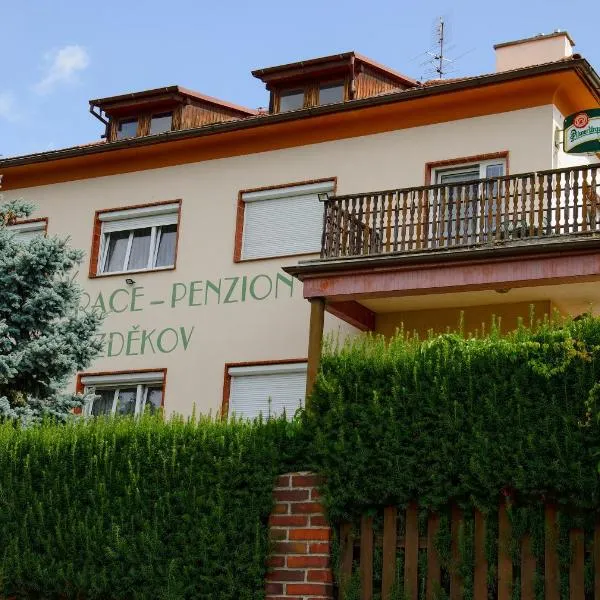 Penzion Bezděkov，位于Krušovice的酒店