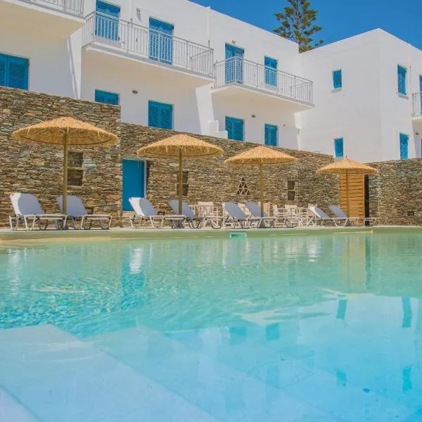 奥斯特里亚公寓酒店，位于Agia Eleousa的酒店