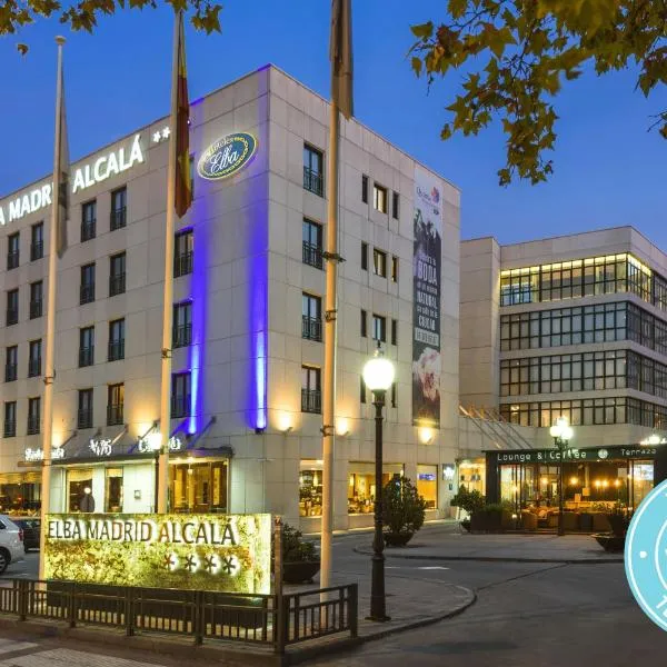 马德里阿尔卡拉艾尔巴酒店，位于Barajas de Madrid的酒店