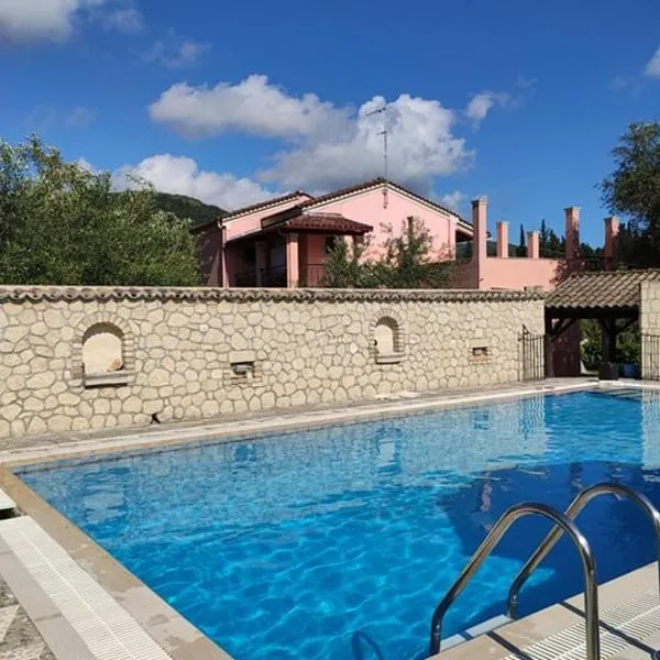 Pool Villa Grigoris，位于圣斯特凡诺斯的酒店