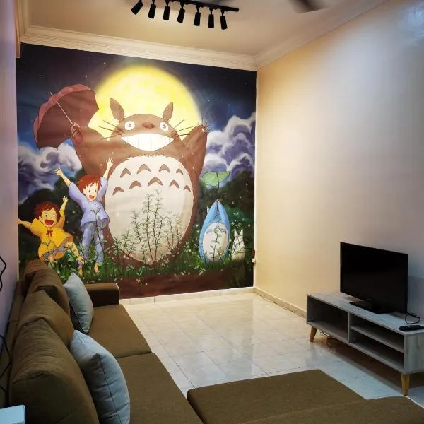 Bidor Totoro and One piece animation house，位于Bidur的酒店