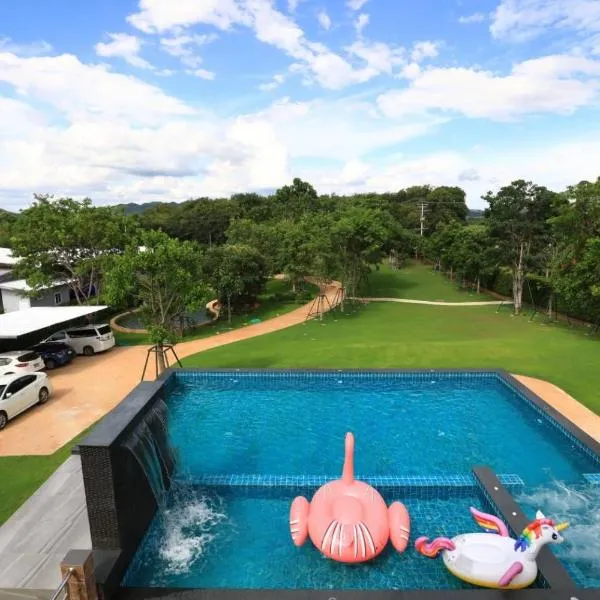 Phu Plearn Ta Pool Villas Khaoyai，位于Ban Bung Toei的酒店