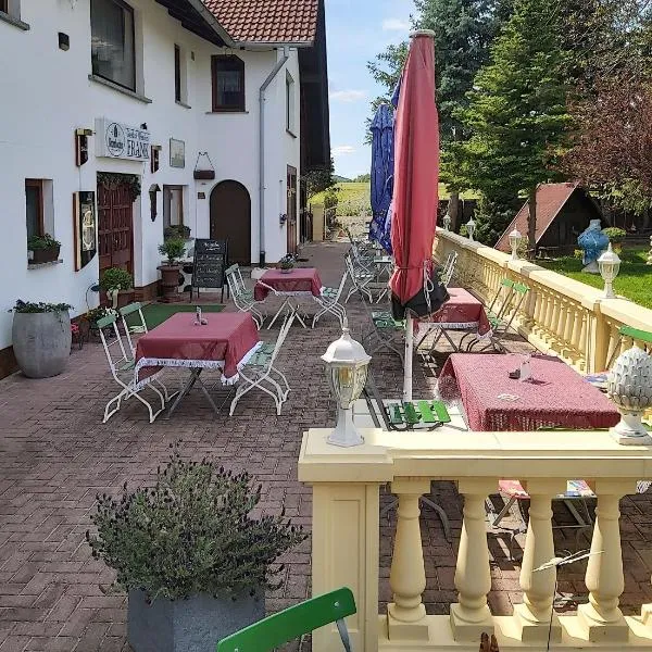 Gasthof und Eiscafe Frank，位于巴德塞尔佐根的酒店