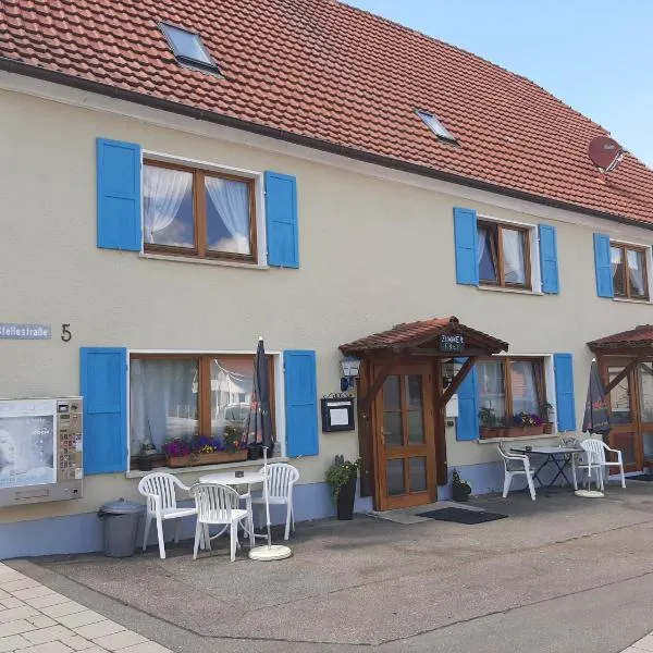 Gästehaus Pension Waldhorn，位于Weilen unter den Rinnen的酒店