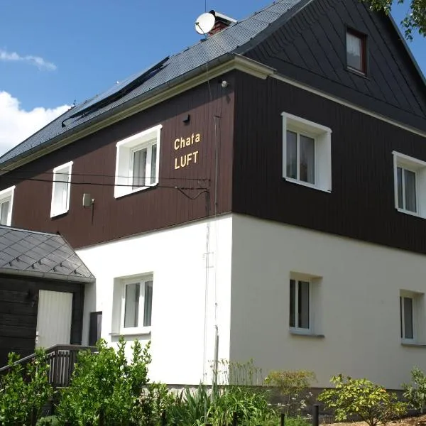 Guest House LUFT Sněžník，位于Jílové的酒店