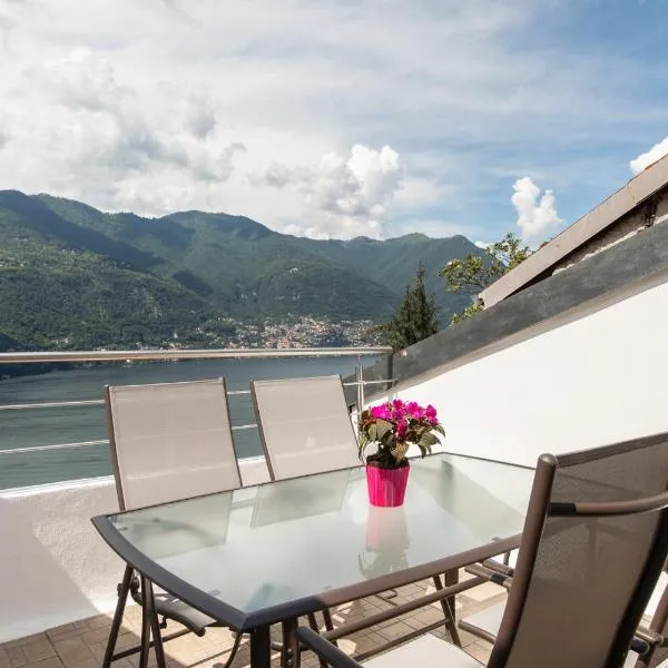 La Terrazza sul Lago di Como con garage，位于布里维奥的酒店