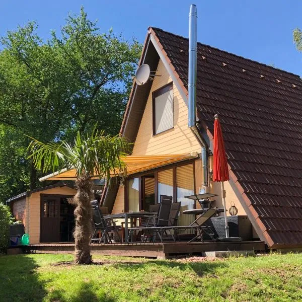 Gemütliches Ferienhaus in ruhiger Lage Ronshausen Hessen，位于Widdershausen的酒店