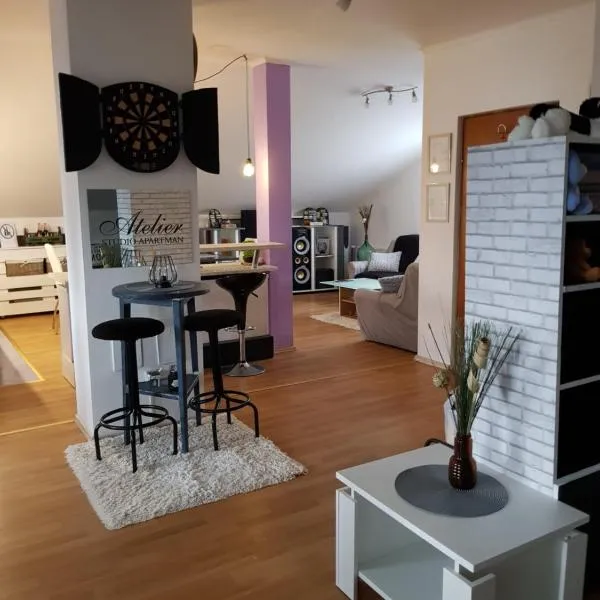 Apartman Atelier，位于卡尔洛瓦茨的酒店